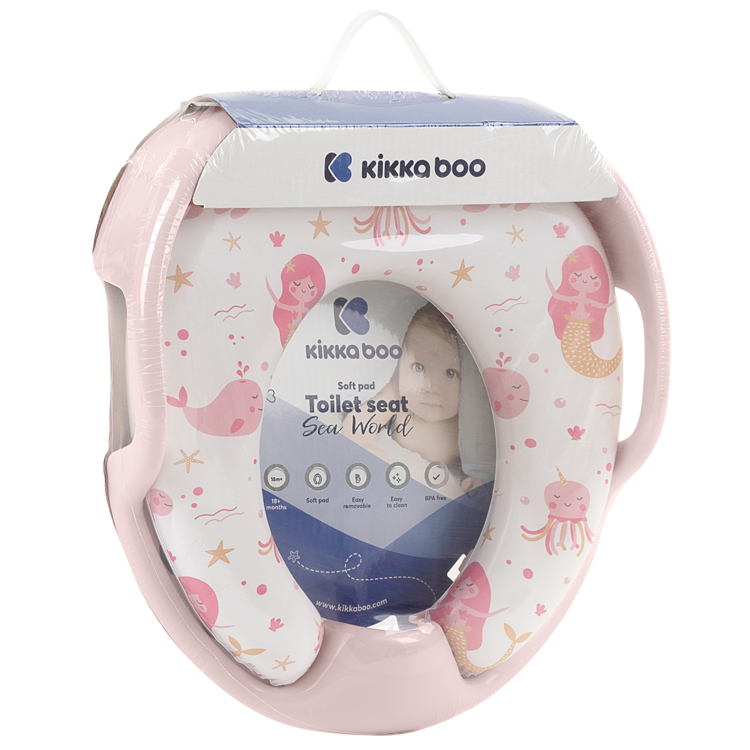 Тоалетна седалка Sea World Pink