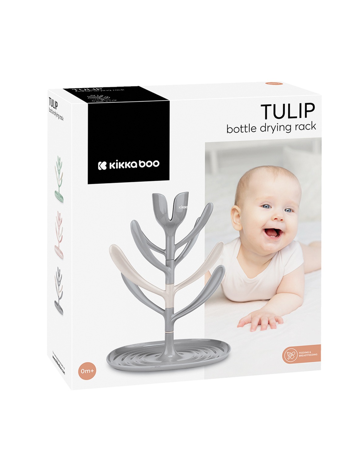 Сушилник за шишета и биберони Tulip Grey