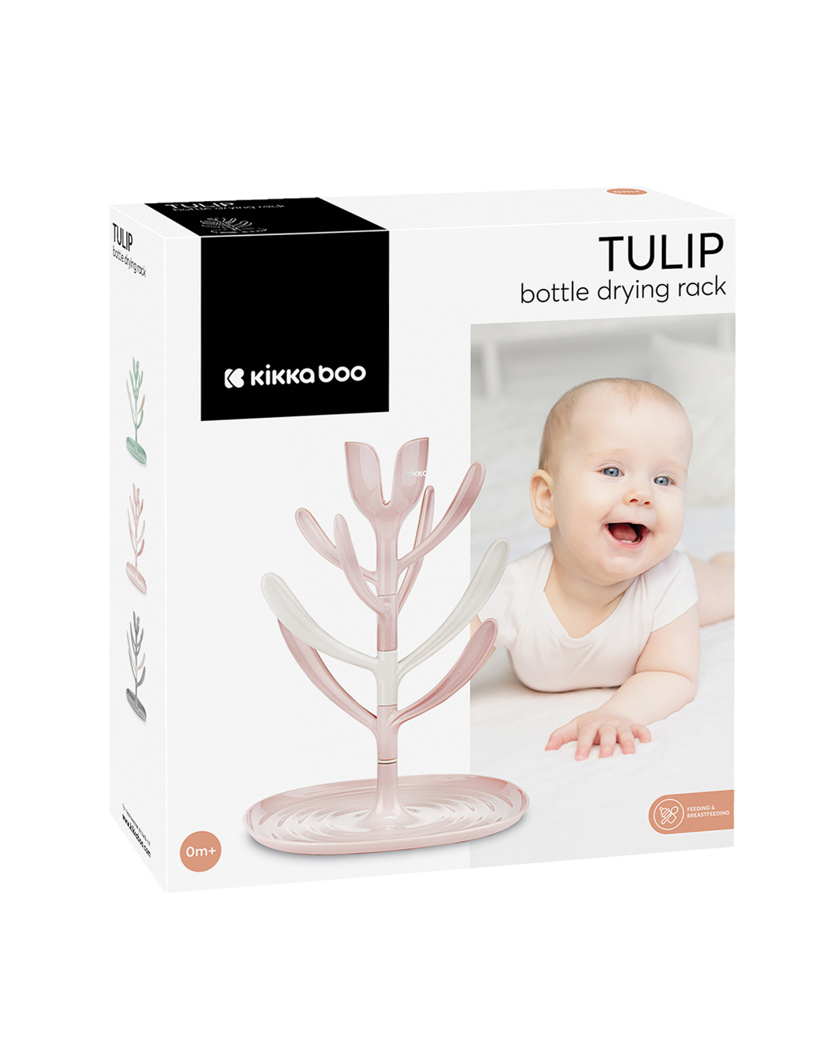 Сушилник за шишета и биберони Tulip Pink