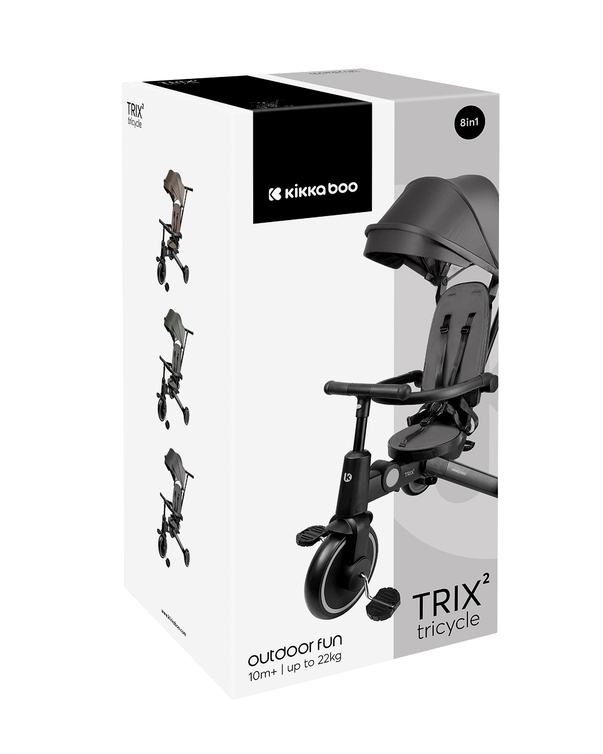 Триколка 8в1 Trix 2 Grey