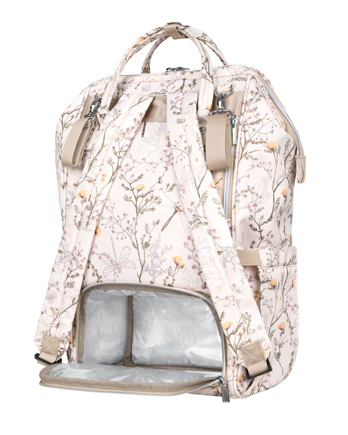 Чанта Siena Luxe Secret Garden Beige