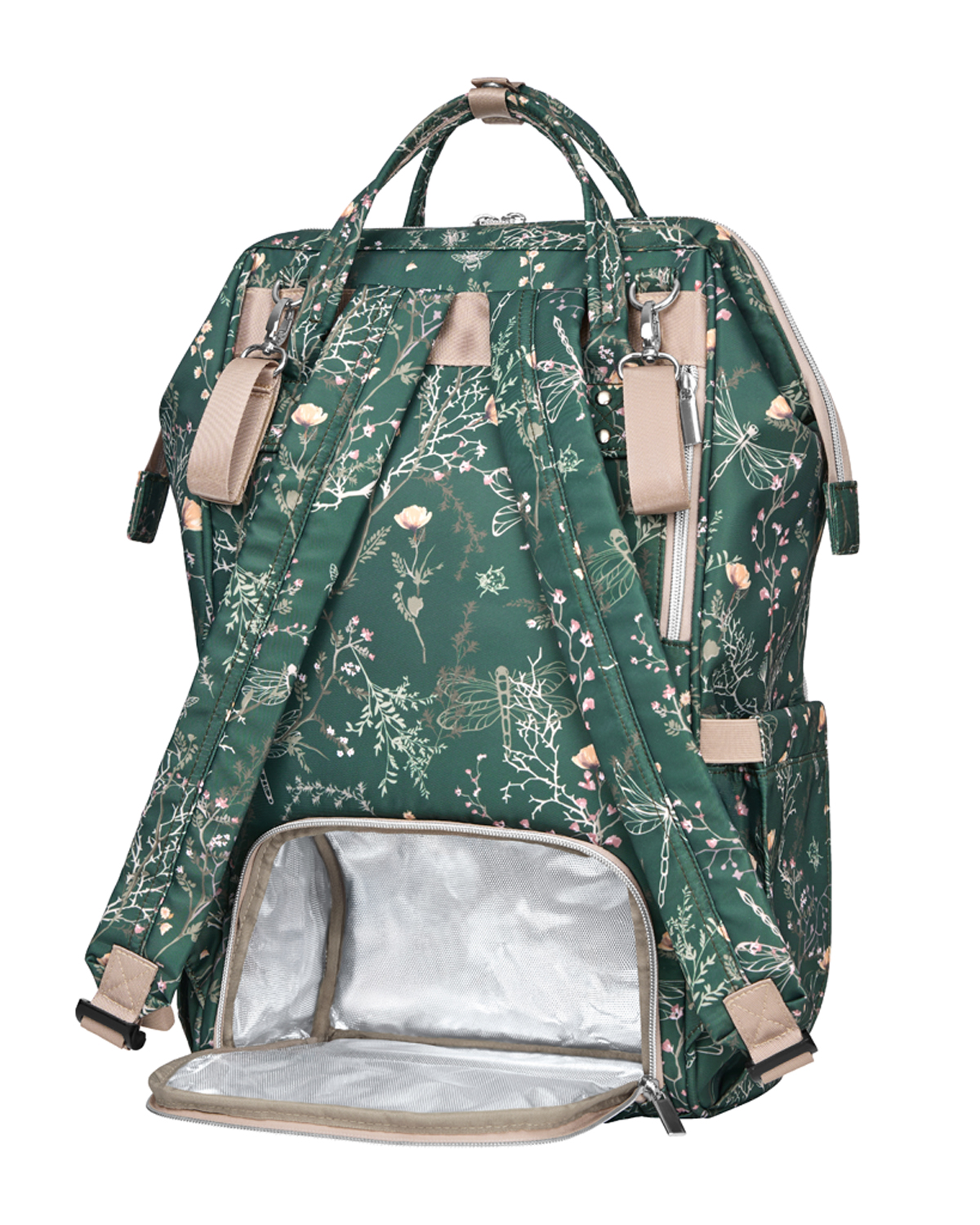 Чанта Siena Luxe Secret Garden Deep Green