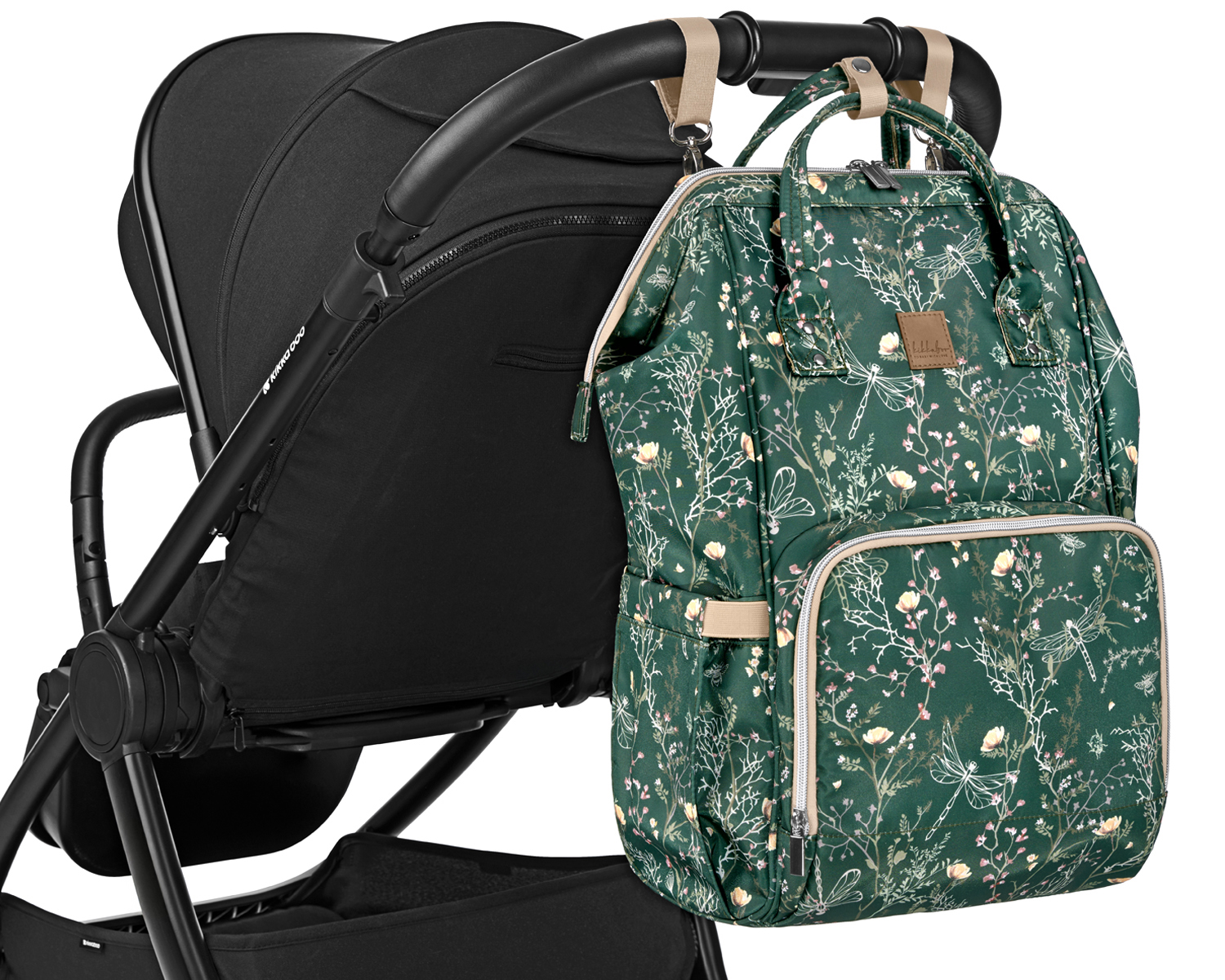 Чанта Siena Luxe Secret Garden Deep Green