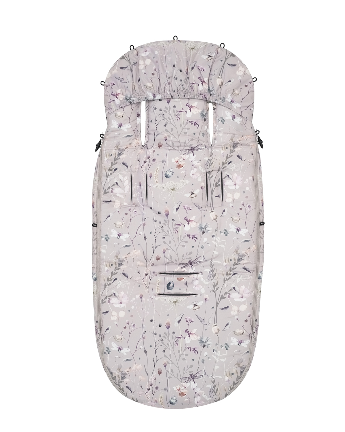 Чувалче за количка Luxury Dreamy Fields Grey