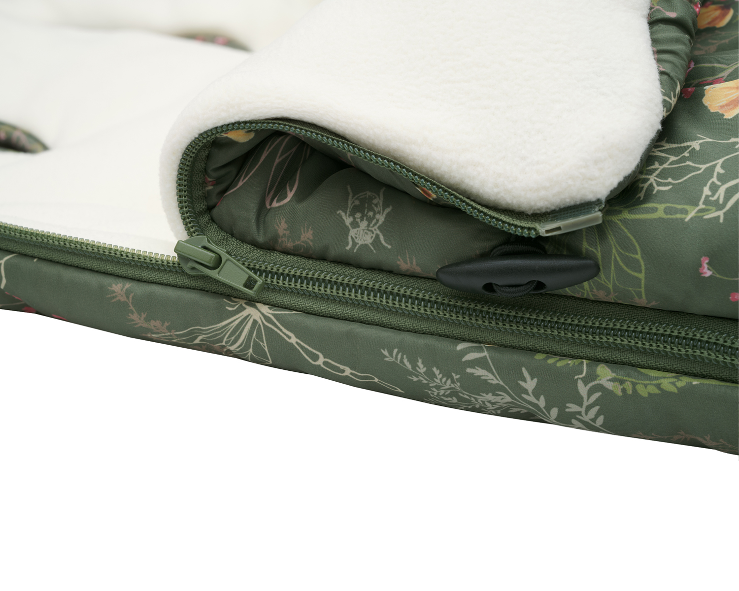 Чувалче за количка Luxury Secret Garden Green