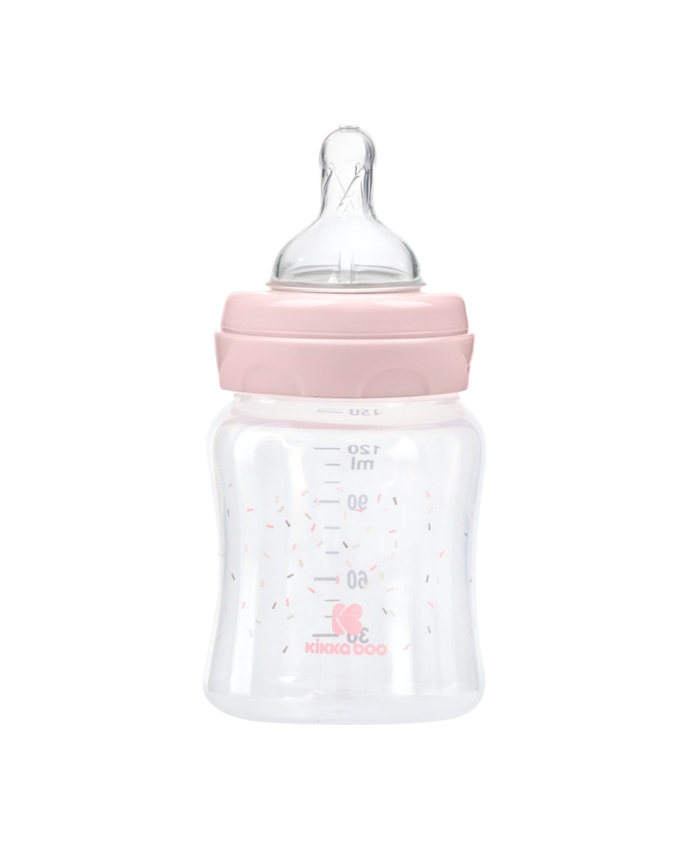 Шише РР 120мл Hippo Dreams Pink