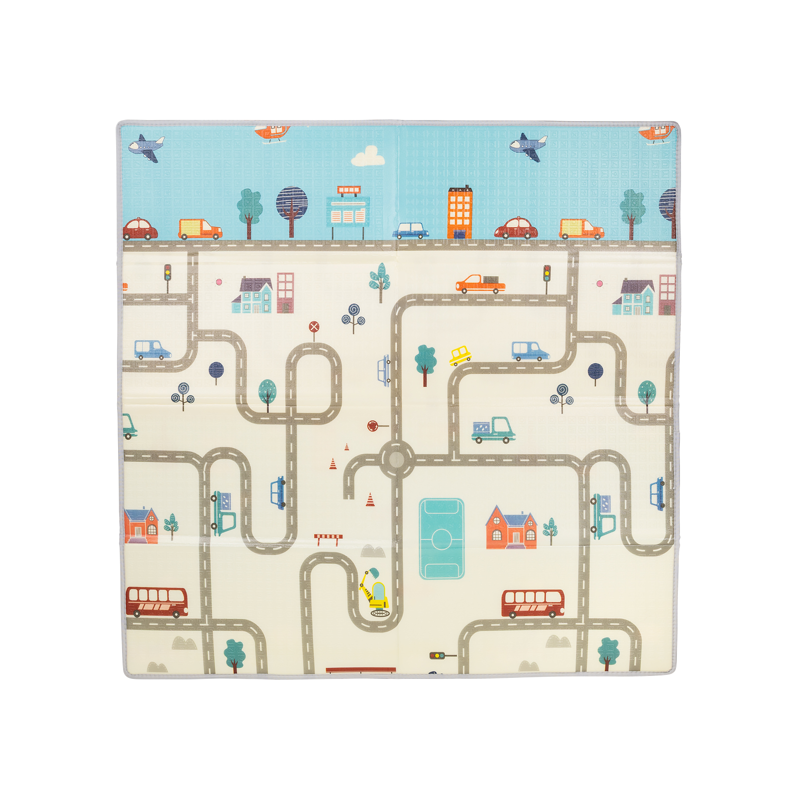 Детско килимче за игра City -178*178 cm
