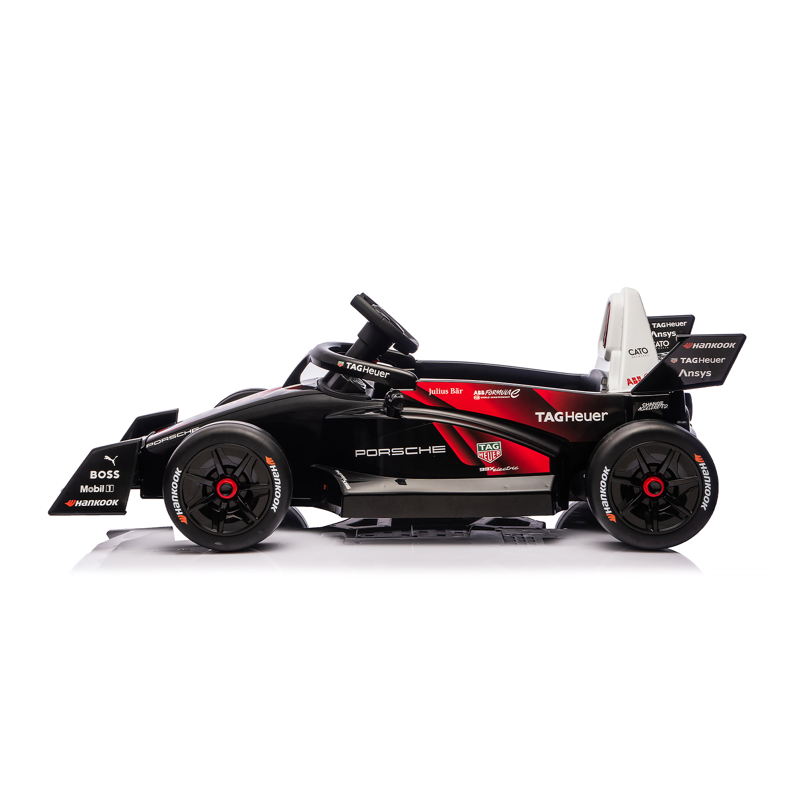 Ел. кола Formula E Porsche червена