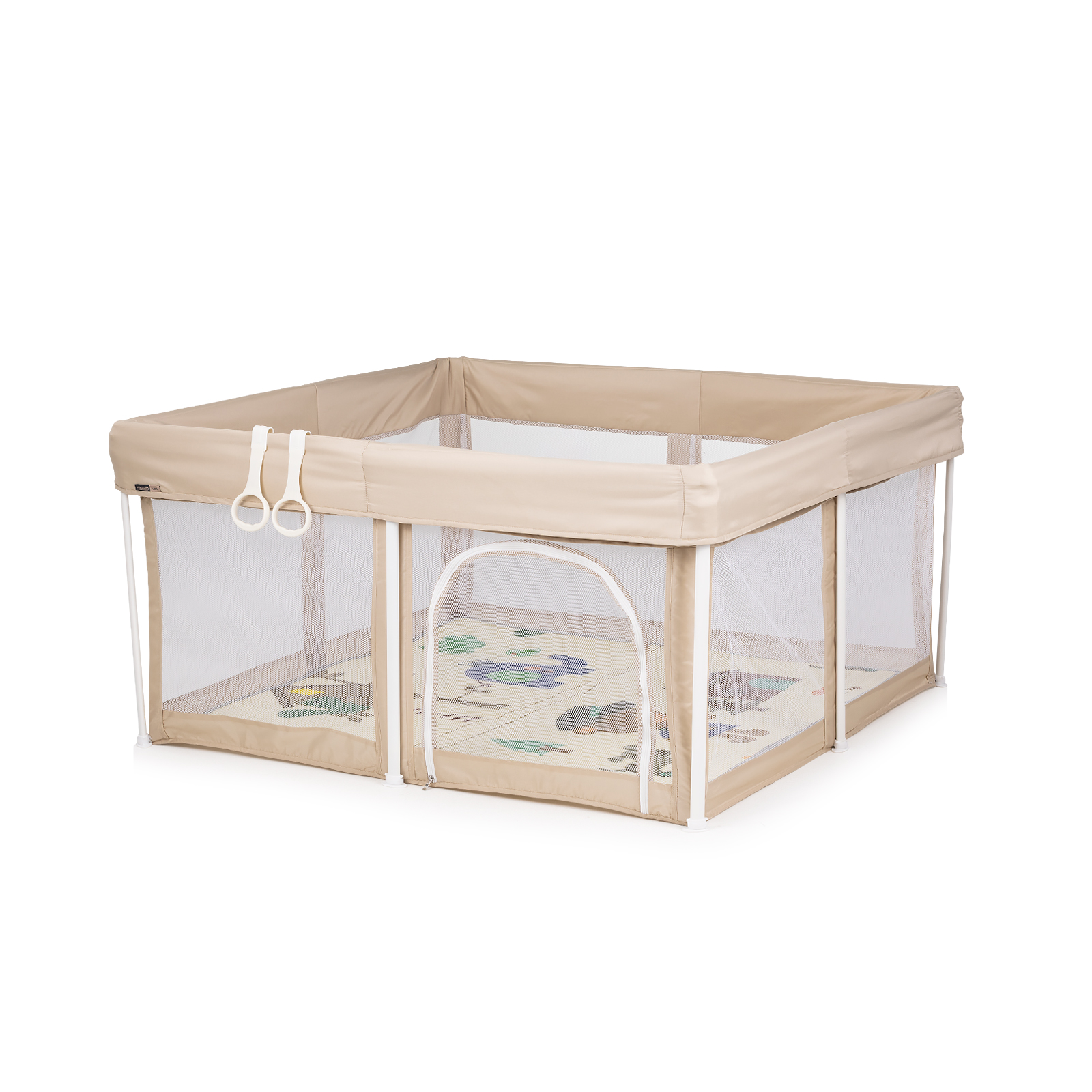 Кошара за игра Vibe 120/120,сгъваема,беж