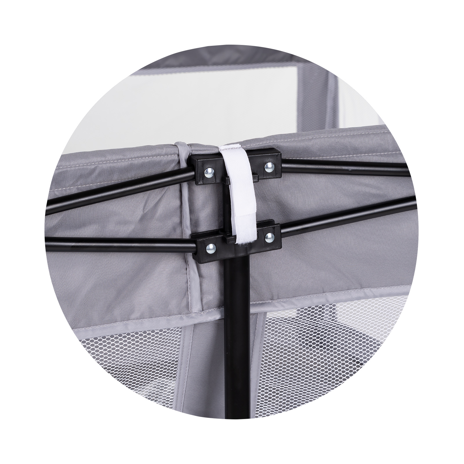 Кошара за игра Vibe120/120,сгъваема,сива