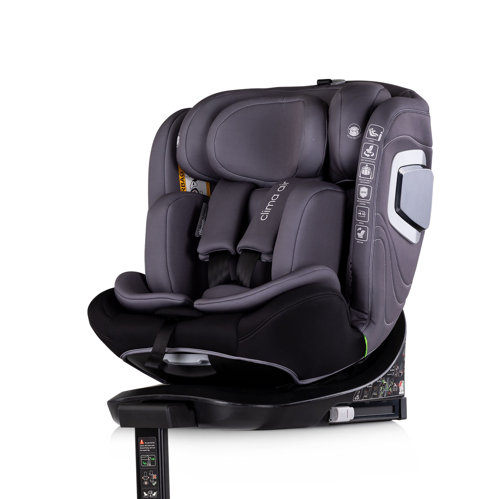 Ст.кола360 I-size 40-150 CLIMA AIRантрац