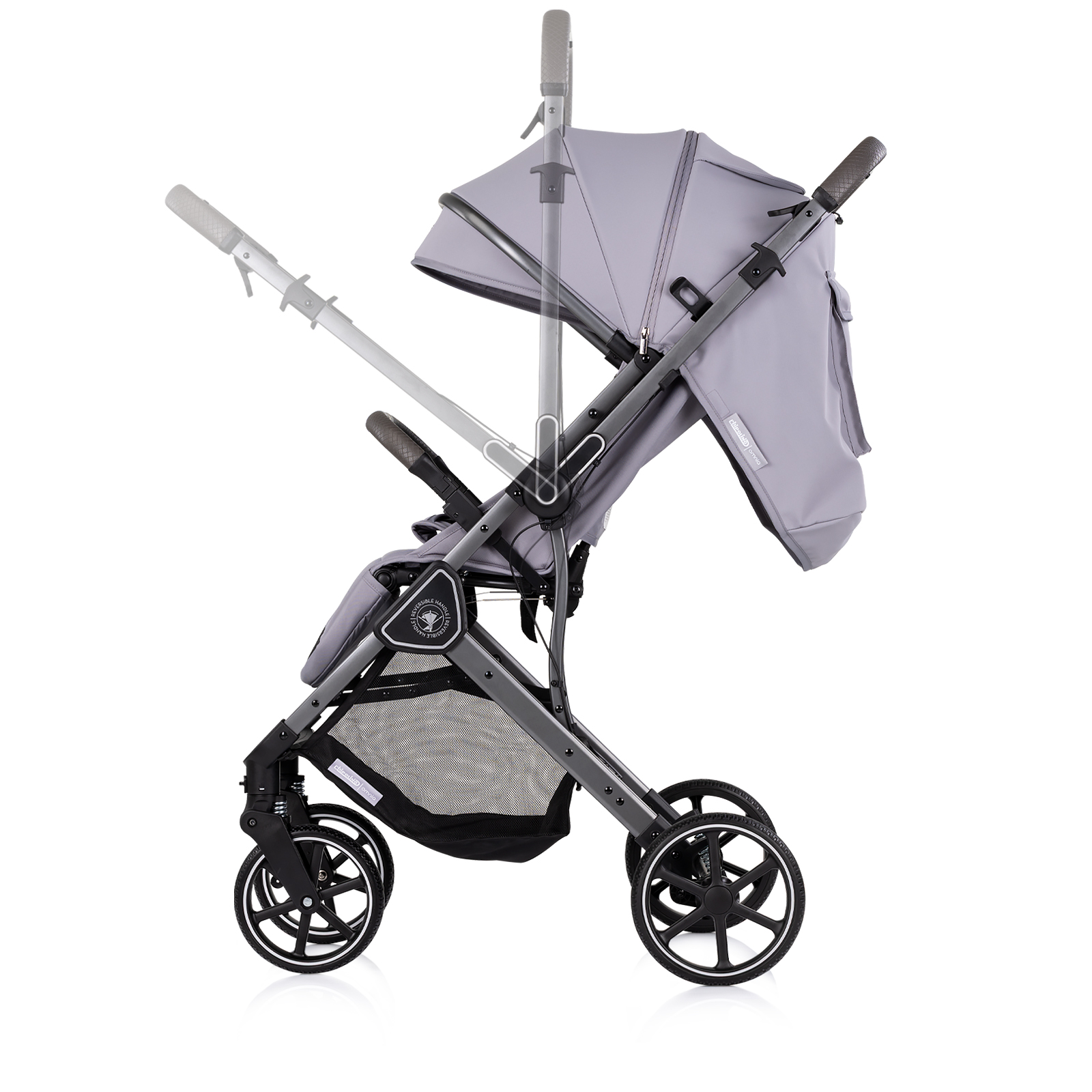 Детска кол. въртяща дръжка "Омния"платин