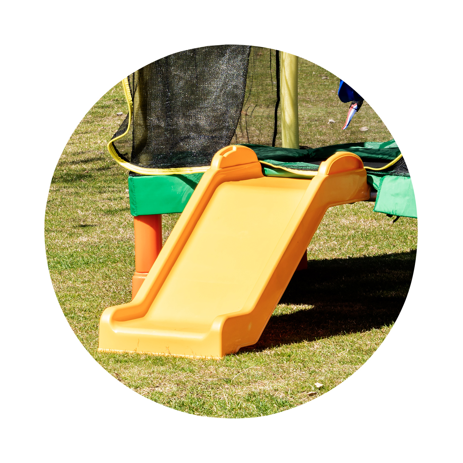 Голям батут Playground 200 см.с пърз.зел