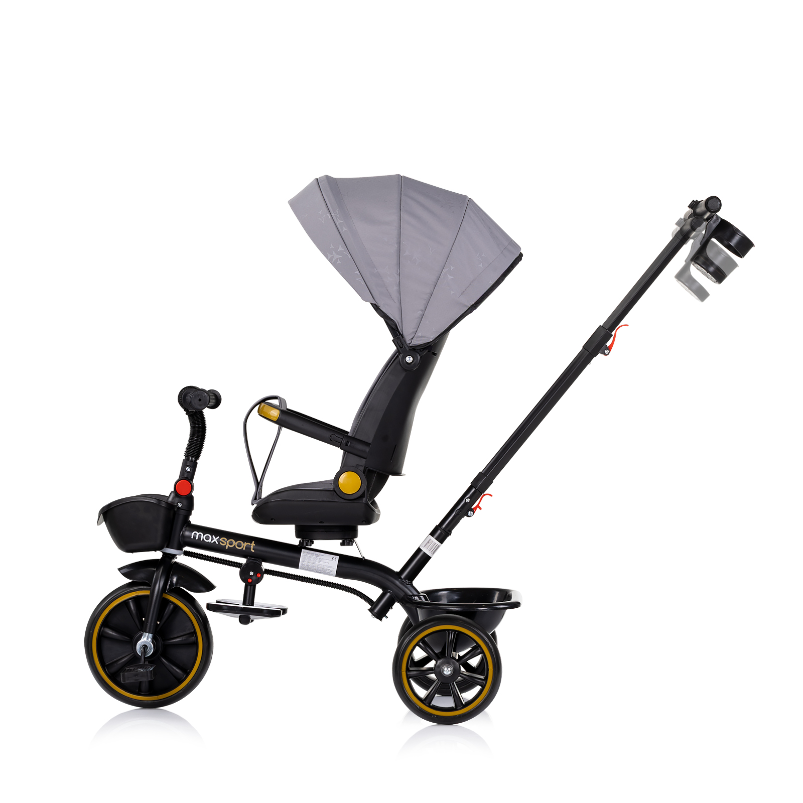 Триколка със сенник Max Sport антрацит
