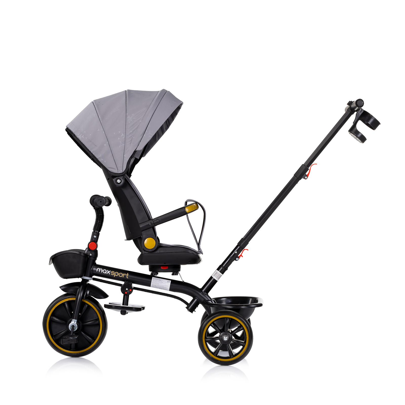 Триколка със сенник Max Sport антрацит
