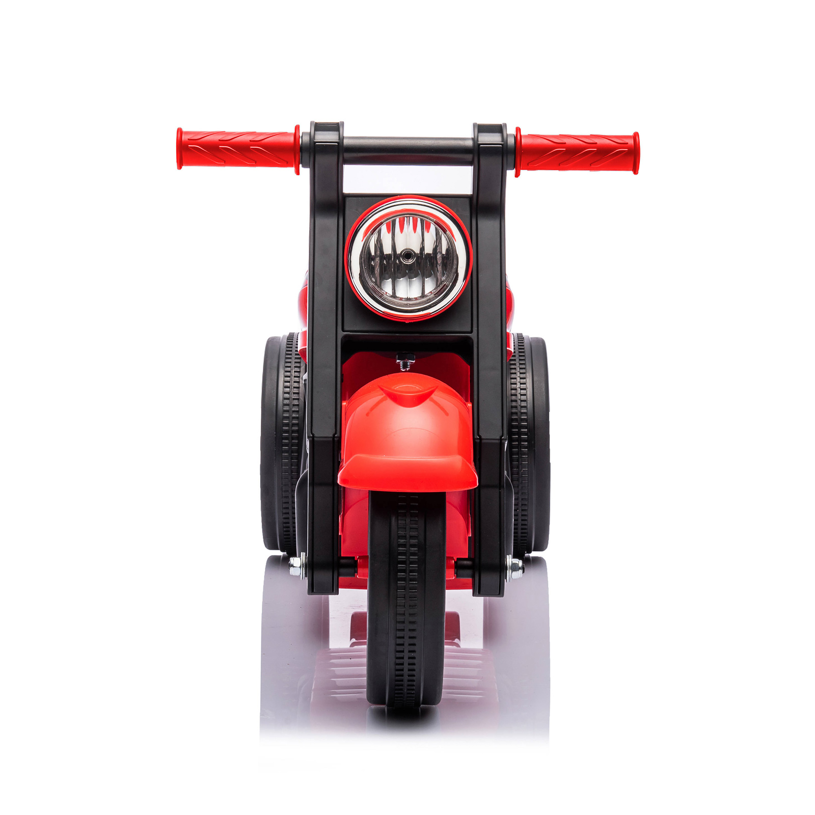 Количка за яздене с муз.BubbleRider черв