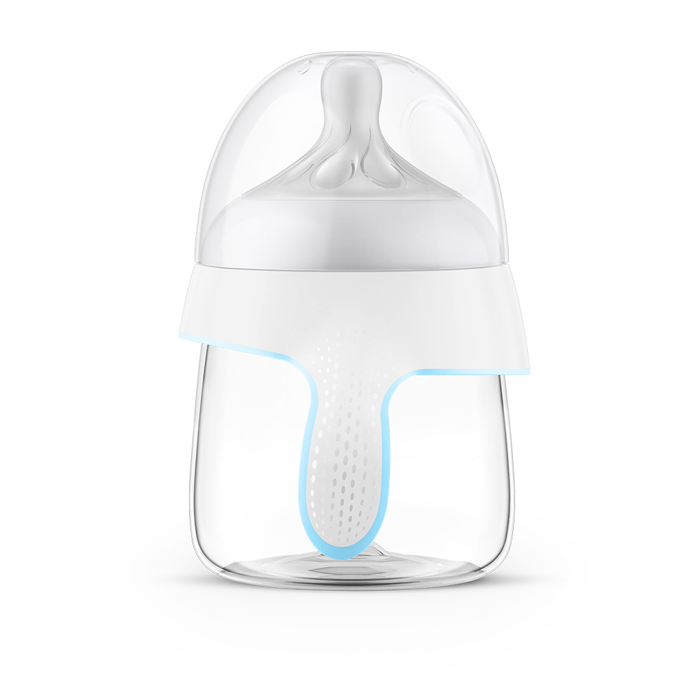Philips Avent SCF263/61 Тренировъчно шише Natural Response за преход към чаша с дръжки 150мл с биберон без протичане Поток 5, 6м+