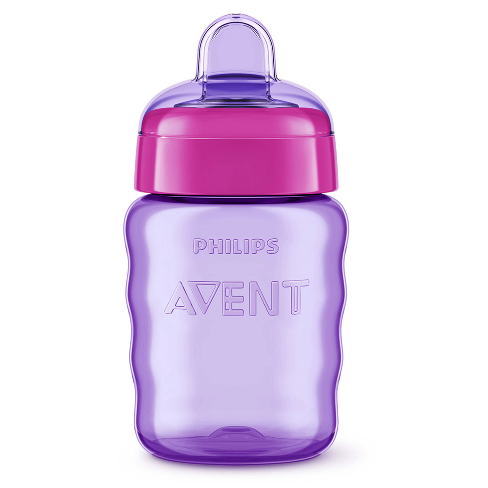 Philips AVENT Чаша за лесен преход без дръжки 9м+, 260 мл, розова SCF553/03