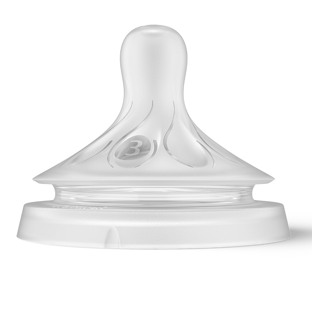 Комплект от 2 бр. Биберони без протичане Philips AVENT Natural Response SCY963/02 с бавен поток