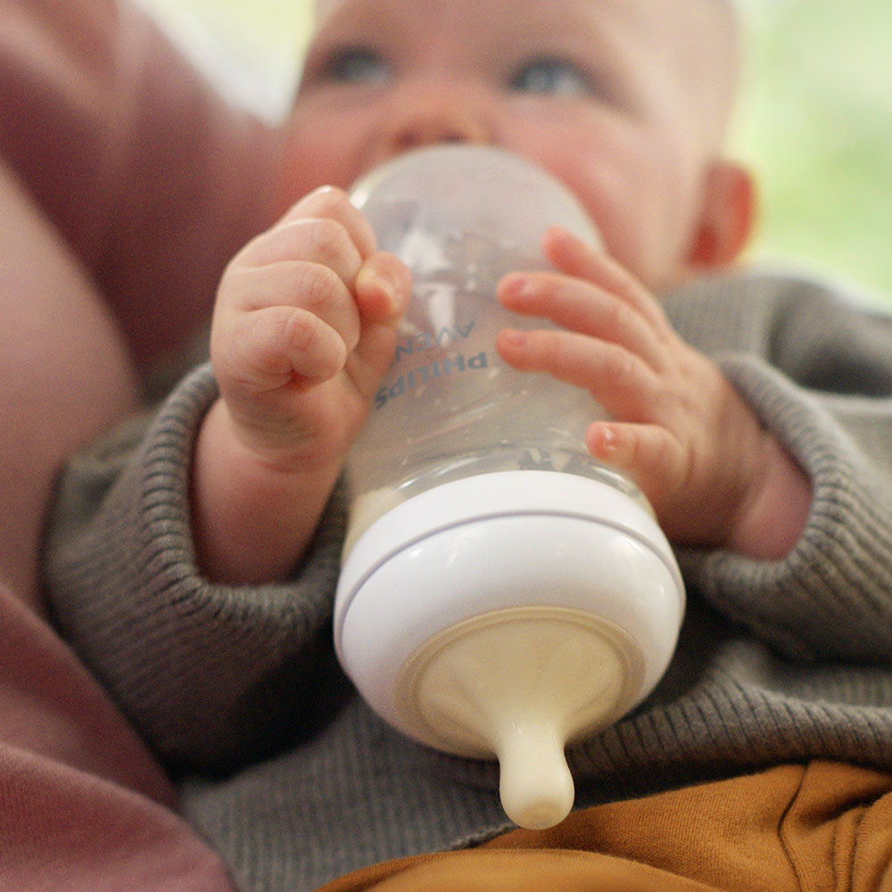 Комплект от 2 бр. Биберони без протичане Philips AVENT Natural Response SCY966/02, flow 6 за гъсти течности