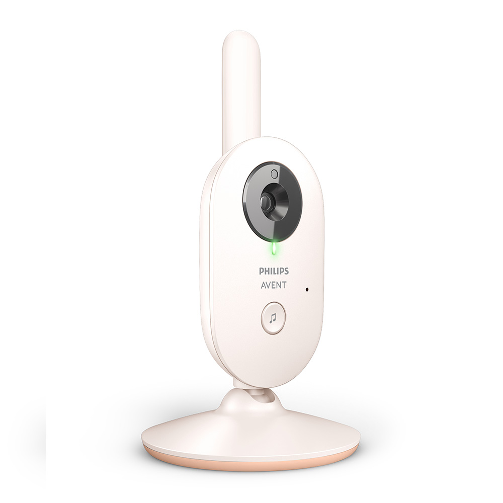 Дигитален видео бебефон Philips AVENT Advanced SCD881/26 с 2,8-инчов цветен екран, 2 x Zoom, нощно виждане, двустранна звукова комуникация, 6 нежни мелодии, цвят Coral/Cream