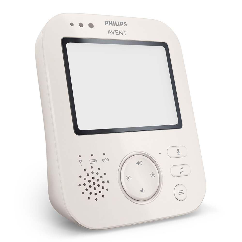Дигитален видео бебефон Philips AVENT Premium SCD891/26 с 3,5-инчов цветен екран, нощно виждане, двустранна комуникация и термометър