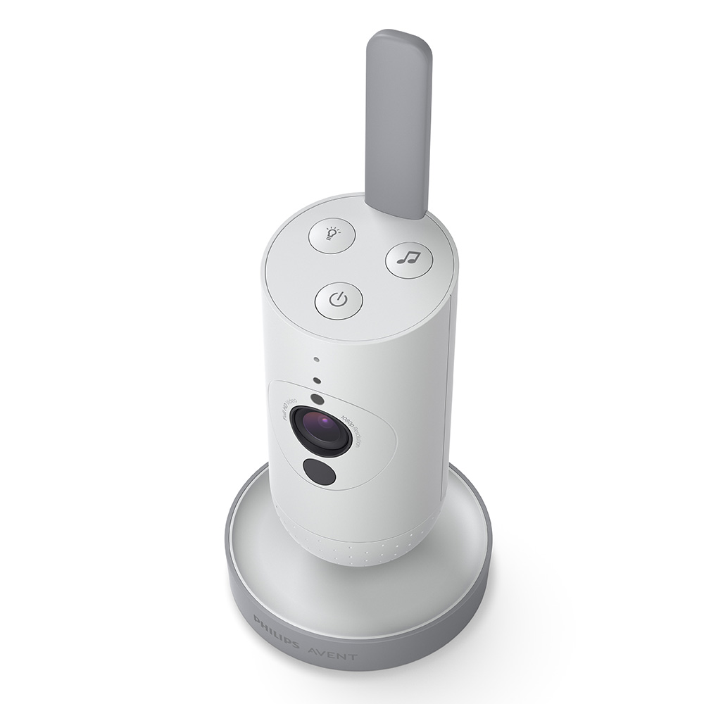 Дигитален видеомонитор Philips Avent SCD953/26 с Full HD камера с нощно виждане, 120° широкоъгълен обектив, 4,3 инча цветен LCD екран, връзка с мобилно приложение