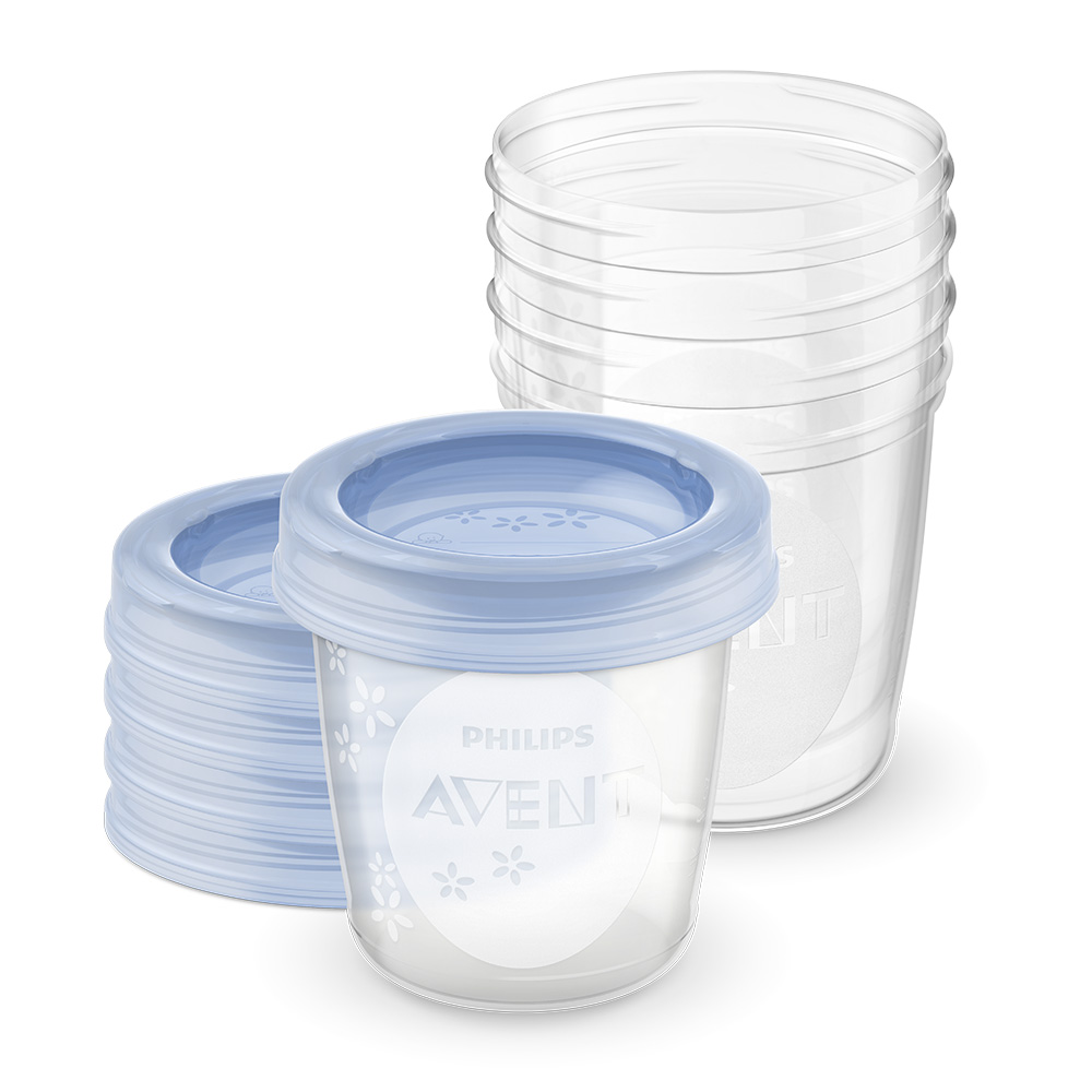 Philips AVENT SCD340/31 Комплект електрическа помпа за изцеждане на кърма Natural Motion Advanced + 4 бр. шишета Natural Response, 5 бр. контейнери VIA, залъгалка, подплънки и четка за почистване