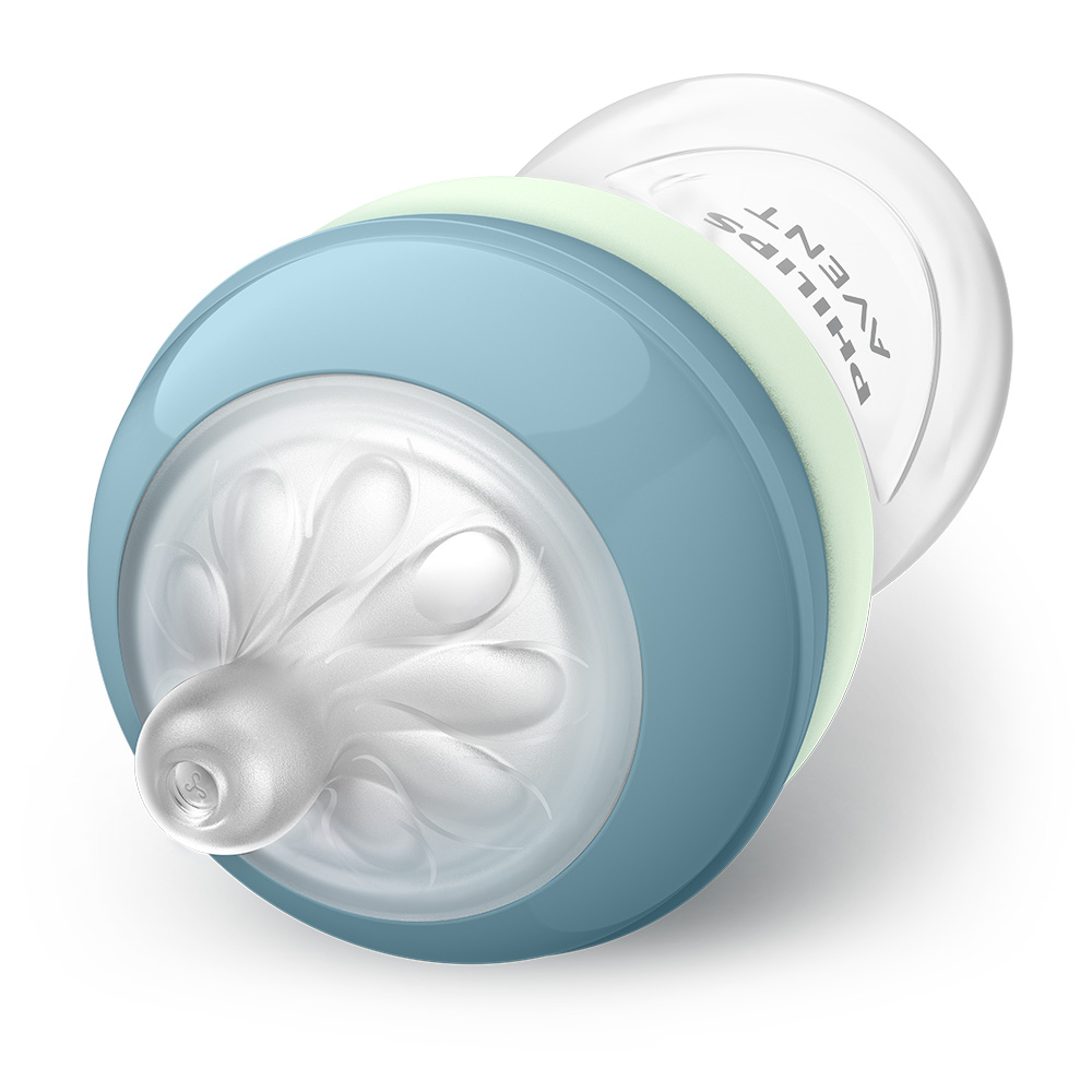 Нощен комплект за бебе Philips AVENT SCD838/17 със шише за хранене Natural Response 260 мл с биберон без протичане със среден поток и залъгалка Ultra Soft