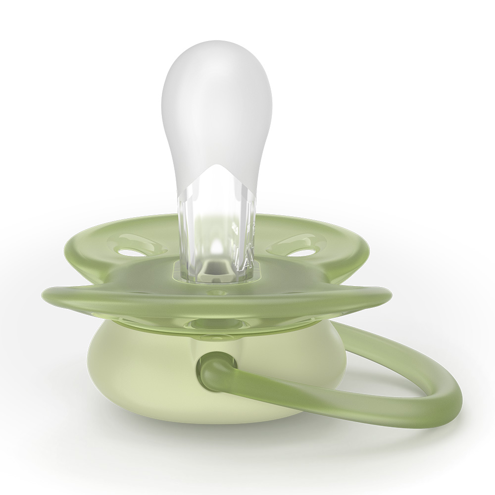 Нощен комплект за бебе Philips AVENT SCD838/17 със шише за хранене Natural Response 260 мл с биберон без протичане със среден поток и залъгалка Ultra Soft