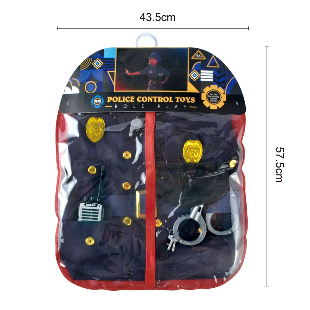 Полицейски комплект Raya Toys 6 части