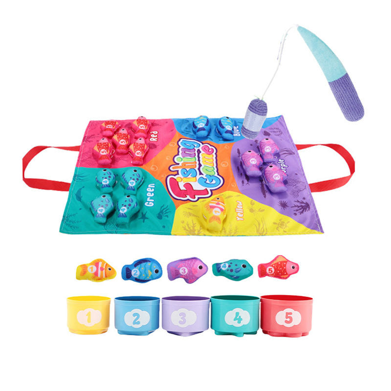 Бебешка образователна игра Монтесори Raya Toys Fishing Game