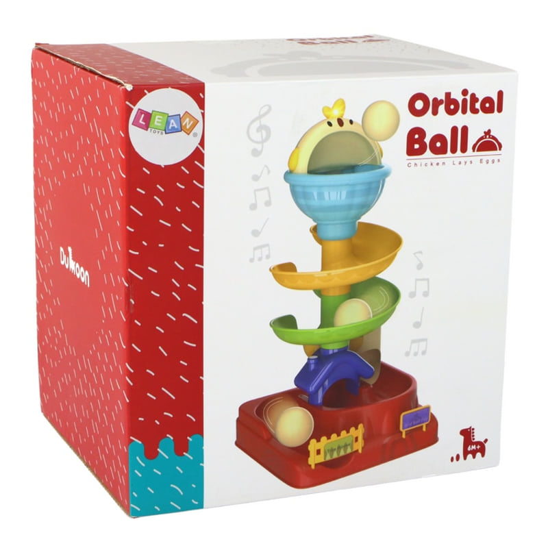 Сензорна интерактивна играчка Raya Toys Orbital Ball, кула с топчета