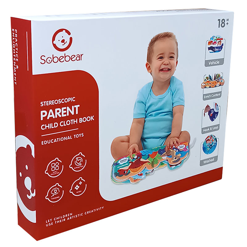 Тиха книжка за бебе Raya Toys