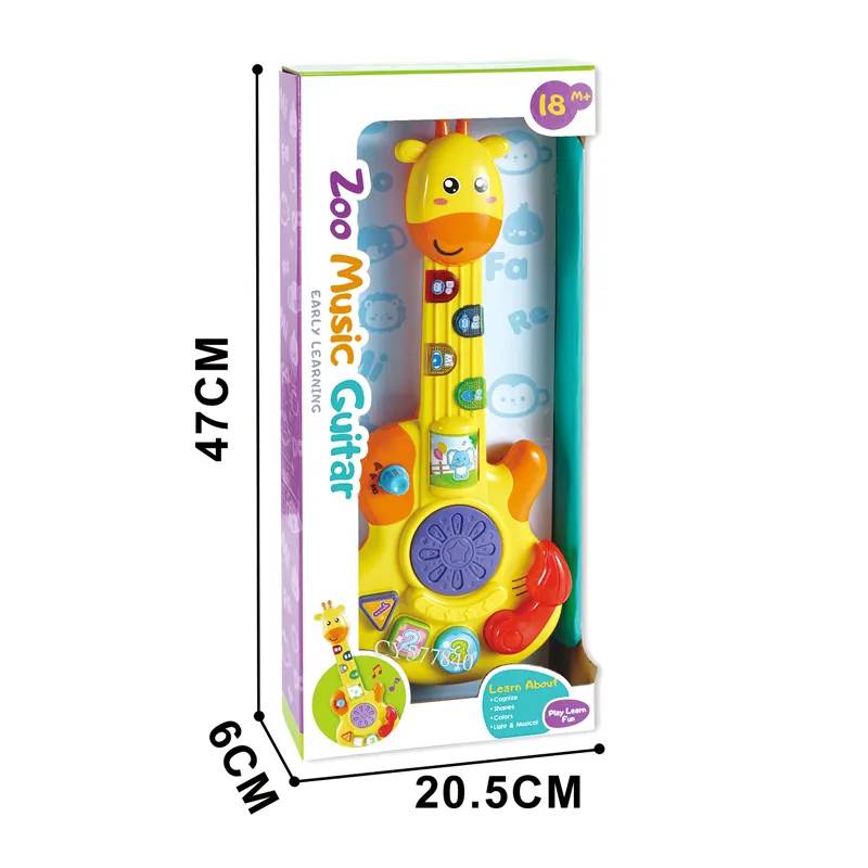 Бебешка музикална китара Raya Toys Жирафче