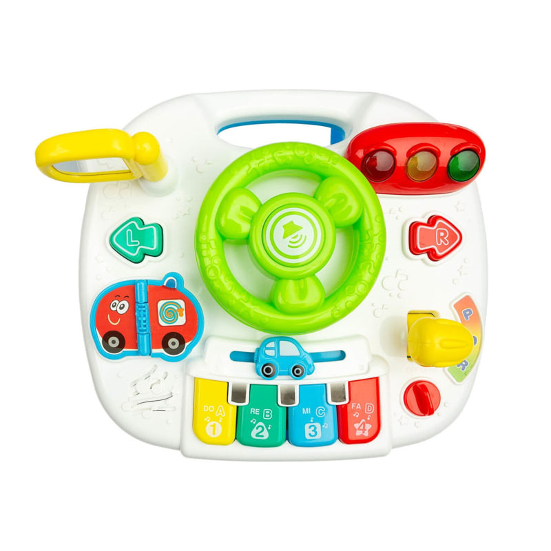 Бебешка мултифункционална масичка активити Raya Toys Game Table, с светлини и звук