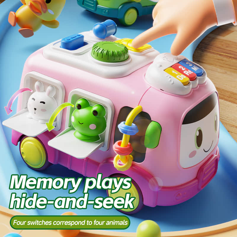 Бебешки мултифункционален бус 6в1 Raya Toys