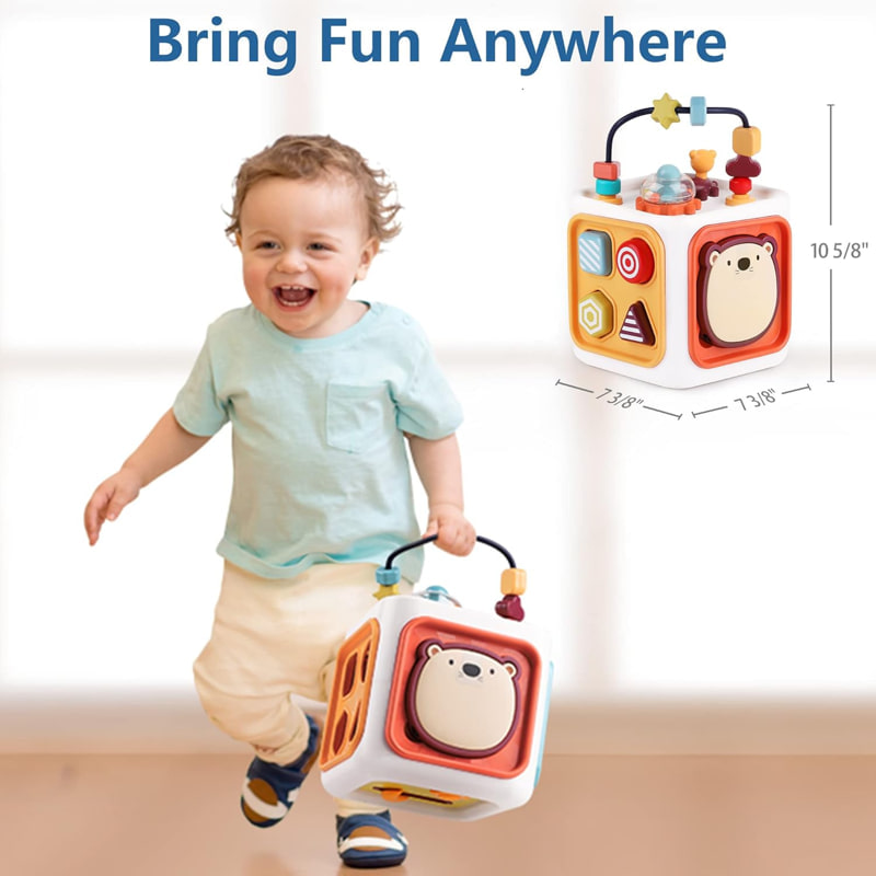 Бебешки куб активити 6 в 1 Raya Toys Inspiring Polyhedron
