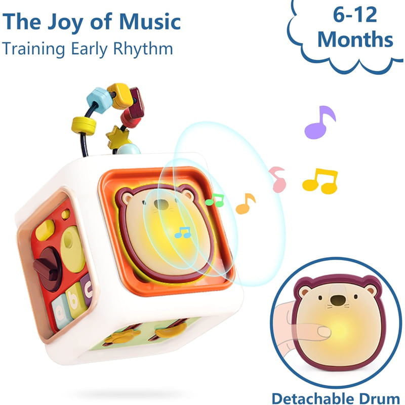 Бебешки куб активити 6 в 1 Raya Toys Inspiring Polyhedron