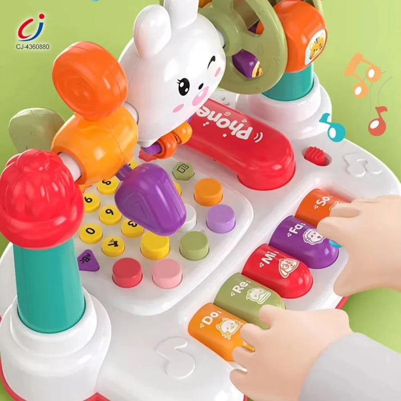 Бебешка интерактивна играчка телефон и пиано Raya Toys Telephone game