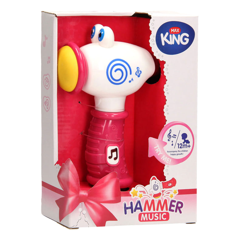 Бебешко музикално чукче Raya Toys Hammer Music
