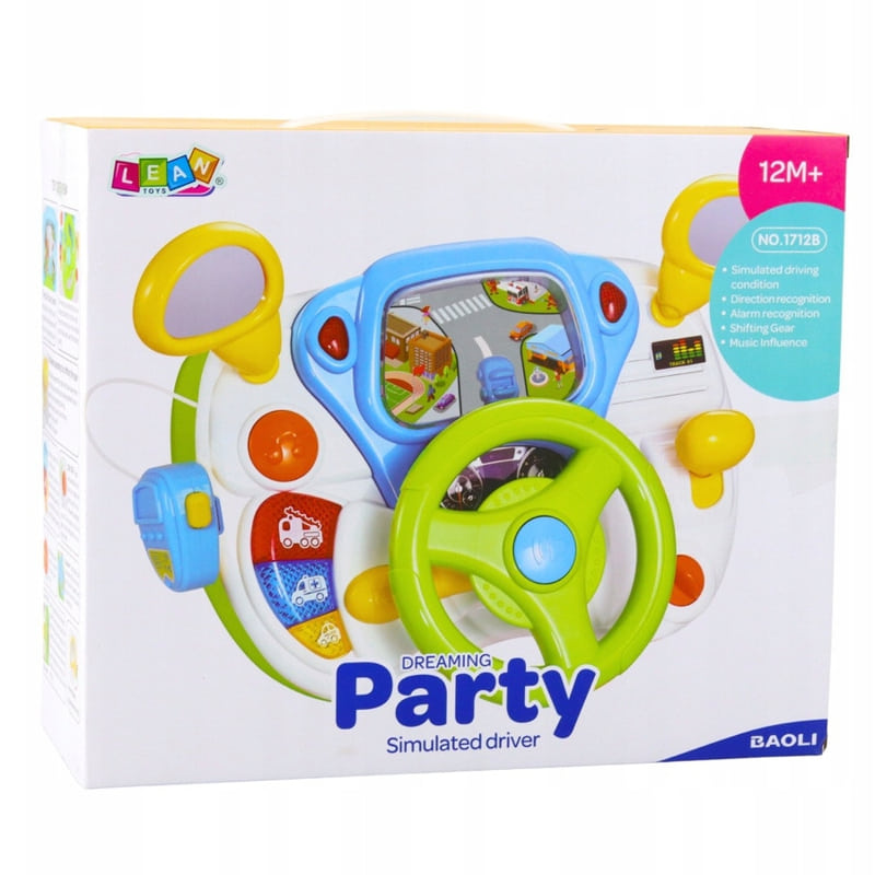 Бебешко музикално воланче Raya Toys Dreaming Party Simulated Driver