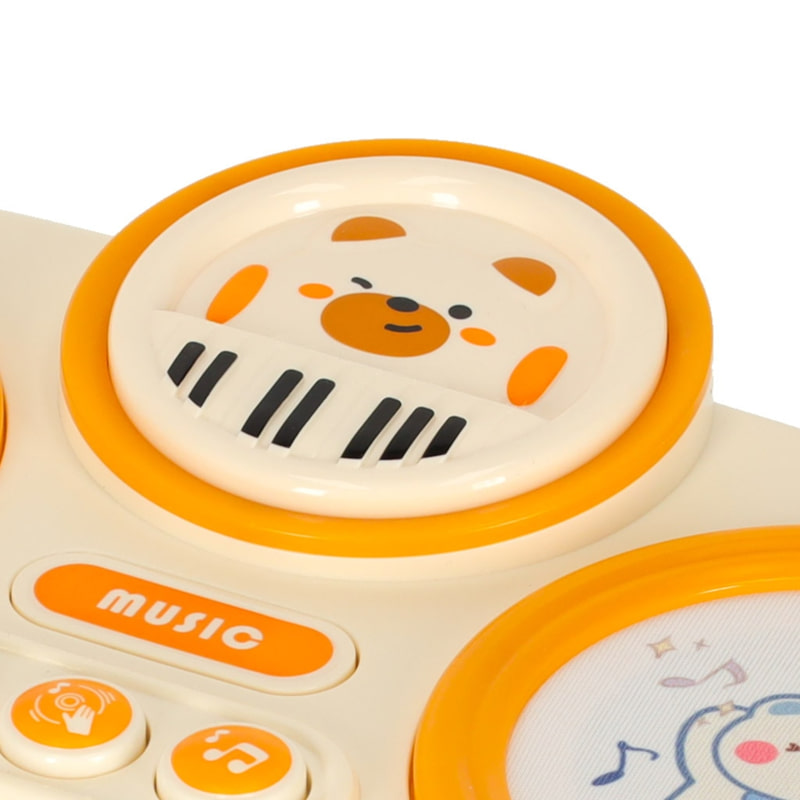 Бебешко пиано с барабани Raya Toys Мече