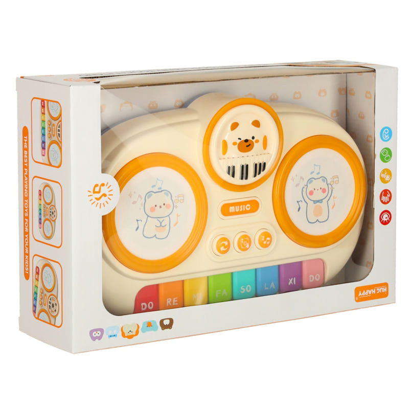 Бебешко пиано с барабани Raya Toys Мече