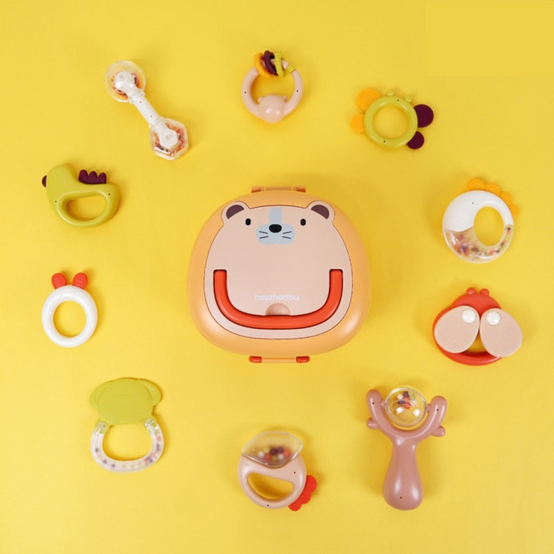 Бебешки комплект дрънкалки с кутия Raya Toys Shake The Baby Gutta Percha