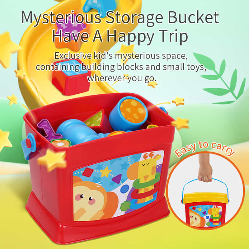 Комплект рингове и форми за сортиране Raya Toys Five Stars, с чукче