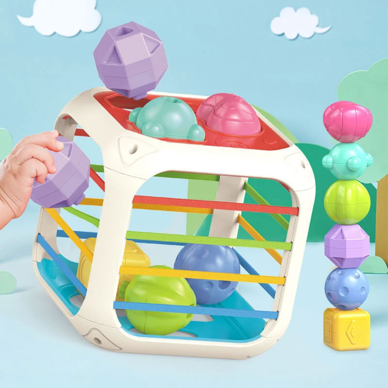 Сортер за бебе 2 в 1 Raya Toys Кубче