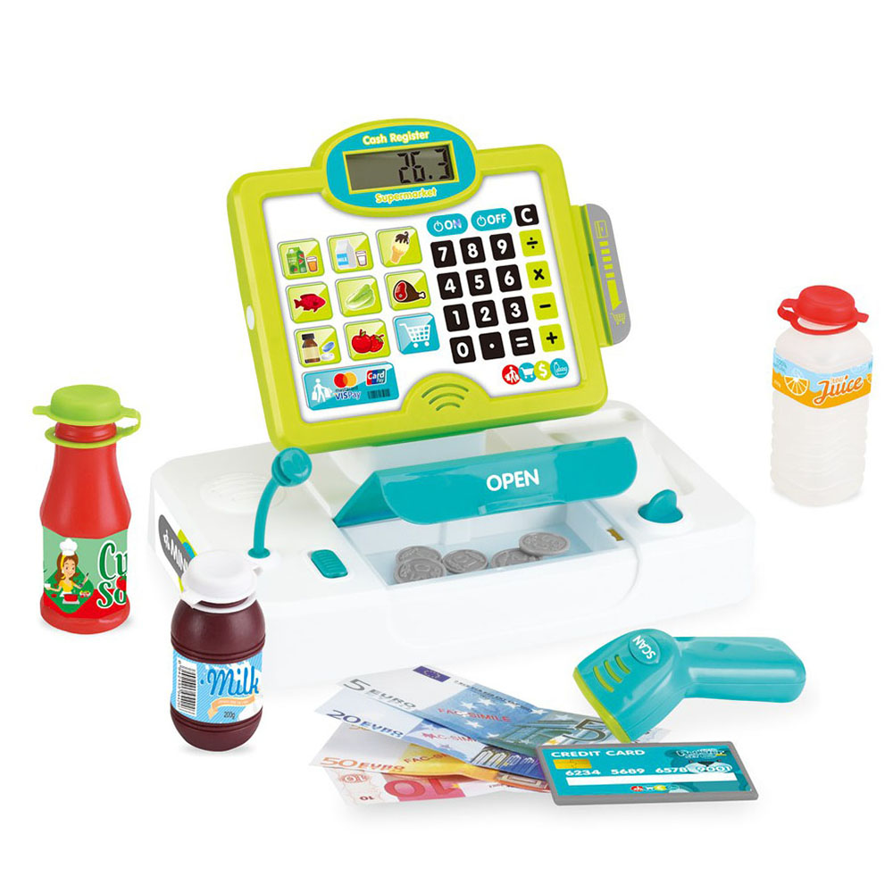 Детски касов апарат Raya Toys, Зелен