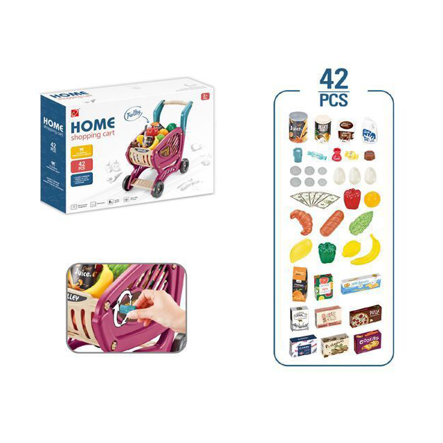 Детска пазарска количка Raya Toys Home