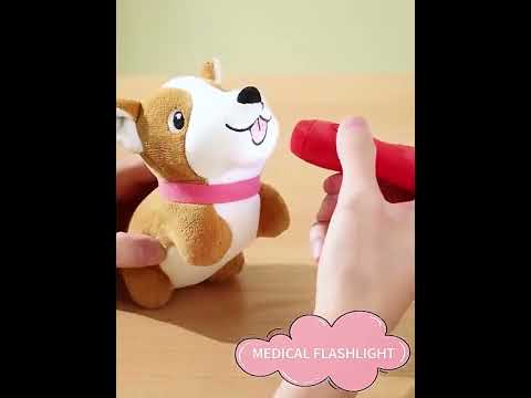 Докторски комплект 2 в 1 Raya Toys Hospital Медицински център, с 15 аксесоара със светлини и звуци